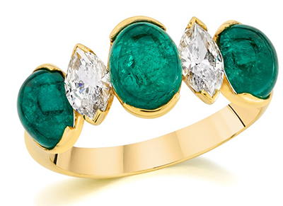 Green Emerald Ring
